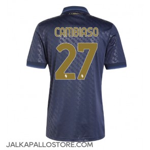 Juventus Andrea Cambiaso #27 Kolmaspaita 2024-25 Lyhythihainen